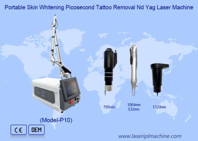 China Portable Skin Whitening Picosecond Tattoo Removal Nd Yag Laser Machine for sale