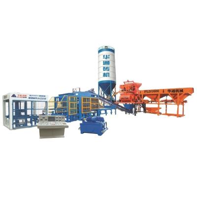 China Building Material Shops Fully Automatic Hollow Block Machine Production Line for sale