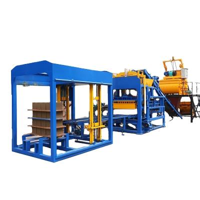 China Building Material Shops 1QT12-15 Cheap Price List Of Equipment For Producing Blocks Bricks Equipment For The Production Of Blocks Bricks for sale