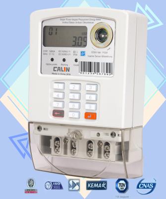China Single Phase Keypad Sts Prepaid Meters Multi - Tariff Control Prepayment Meter for sale