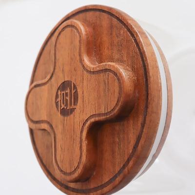 China TAOTAOJU Wooden Unique Design Hot Sale Custom Wooden Storage Jar Spice Seasoning Jar for sale