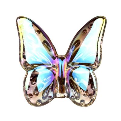 China China On Sale Support OEM Fine Workmanship Factory Price Custom Glass And Crystal Butterfly Ornaments for sale