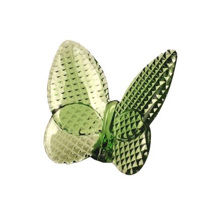 China China New Product Clear White Factory Price Custom Made Crystal Butterfly Ornament Diamond Pattern for sale