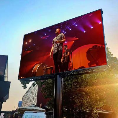 China P3.91 P4 P5 P6 P8 P10 Ecrã LED gigante fixado Panel de tela de parede de vídeo exterior LED para publicidade à venda