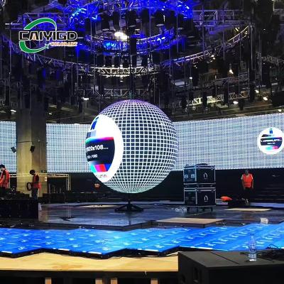 China P1.5 P1.6 P1.8 P2 P2.5 Pantalla LED esférica interior Pantalla LED esférica personalizada para sala de exposiciones en venta
