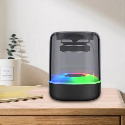 China Wireless Blue Tooth Speaker Sublimation Portable Music Outdoor Colorful Touchable Led Small Size Speaker for sale