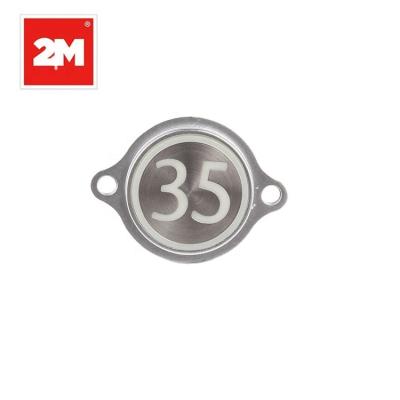 China Elevator Built-in LOP Micro Switch And Round COP Push Button No. 35 Push Button For Elevators for sale