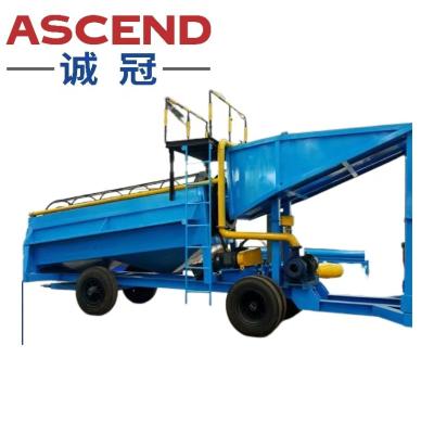 China Alluvial Placer Sand Gold Washing Plant Machine GTS20 GTS50 In Africa for sale