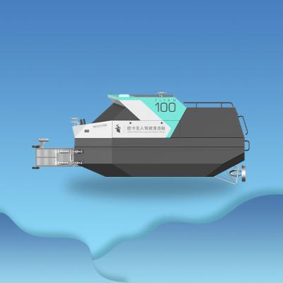 China O auto Driverless da entrega do reagente controlou Tow Boat USV para a manutenção ORCAUBOAT da lagoa à venda
