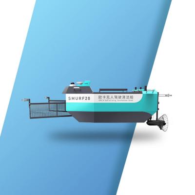 China Embarcações de superfície Driverless 2nãas pilotado SMURF do barco da longa distância para a água a pouca distância do mar à venda
