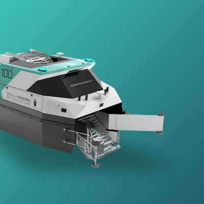 Chine Petit bateau à télécommande de la surveillance RC de pollution de l'eau de bateau d'USV avec la charge 100kg à vendre