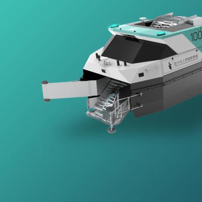 Chine Individu conduisant les véhicules extérieurs autonomes de nettoyage ASV IP55 de bateau de déchets à vendre