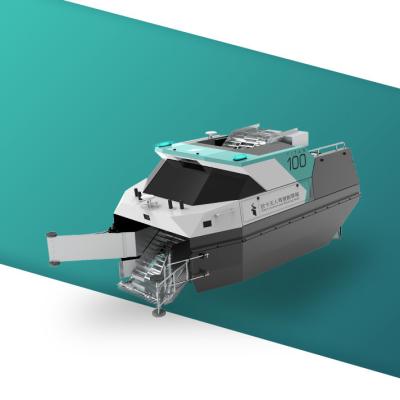 Chine TITAN100 complètement automatique a touché le navire pour le nettoyage intérieur de rivière à vendre