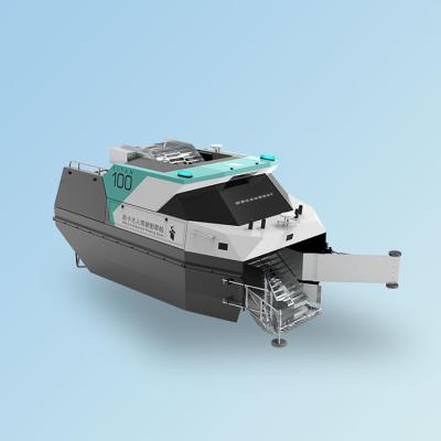 Chine Robot télécommandé de nettoyage de rivière de bateau de coupe d'herbe de l'eau pour l'eau nettoyant IP55 480W à vendre