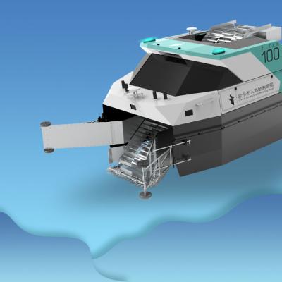 China Autonomes städtisches Teich-Wartungs-Boots-Unkraut-Erntemaschine USV zu verkaufen