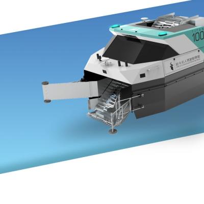 China Motorisiertes 2 Druckgeber-kleines Teich-Wartungs-Boot für das Unkraut, das 430kg schneidet zu verkaufen