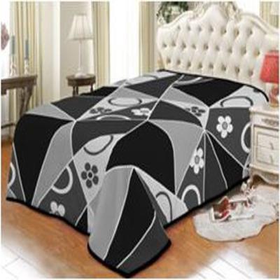China 2020 Raschel Disposable Mink Blanket Flower Printed Made In China Factory for sale