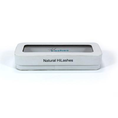 China Custom Matt Lamination Art Paper Lid Paper Cardboard Eyelash Box Packaging Biodegradable Lid & Raw Paper & Low Box for sale