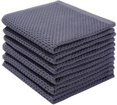 China Compressed 100%cotton walf amazon hot sale kitchen towel set 6 pieces for sale