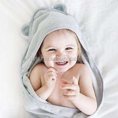 China QUICK DRY antibacterial baby hooded towel, hypoallergenic baby hooded towel for kids for sale