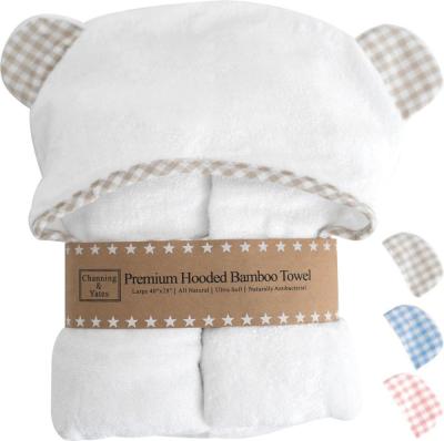 China Eco-Friendly 100% Natural Bamboo Hooded Baby Towel for Infants and Toddlers, Ultra Soft Baby Bath Towel for sale