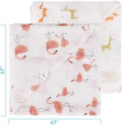 China 2020 New Designs Wholesale Custom PORTABLE Bamboo Cotton Soft Muslin Blanket for sale