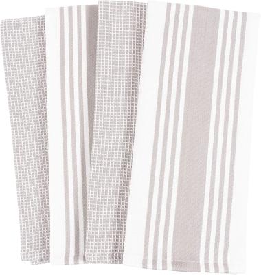 China QUICK DRY kitchen towels, set of 4 absorbent, durable and soft towels perfect for kitchen messes and drying dishes for sale