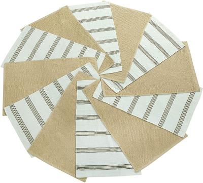 China Compressed Cotton Kitchen Towel 40x60cm Beige Absorbent Kitchen Towel 300GSM Good Helpers Blue Striped Or Custom Color High for sale