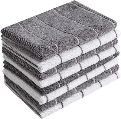 China Professional Grade 100% Compressed Cotton Kitchen Towels Large And Absorbent With Vintage Stripe Tea Towel for sale