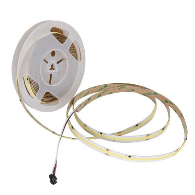 China Running Water Flowing COB LED Strip IP20 360leds 24V Programmable Ws2811 Single Color For Indoor Lighting for sale