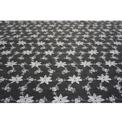 China New Arrival Water Soluble Polyester Mesh Embroidery Lace Fabric Branch Flower Embroidery Nylon Net Fabric For Fashion Dress for sale