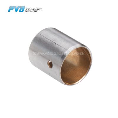 China SAE48 Steel Back Bimetal Bushing High Leaded Bronze Alloy Bearing for sale