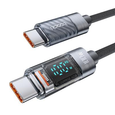 China High Speed Sales Braided USB Fast Charging Type-C Cable 100W Top C to Type-C 100W Digital Cable with 480Mbps for sale