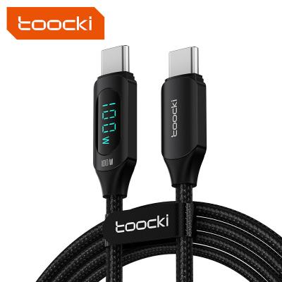China 100W Quick Charging High Speed Cable Type C Cable Of Display Fast Charging for sale
