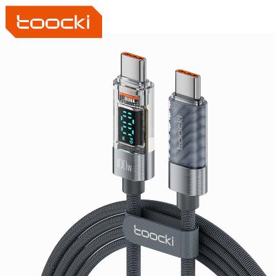 China Fast Charging Cable 100W High Speed PD 100W With Led Digital Display Port Cables With Huawei for sale