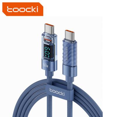 China 60W Fast Charging Type C Cable High Speed Charger Cheap Price Usb Cables Led Fast Charging Cable With Display for sale