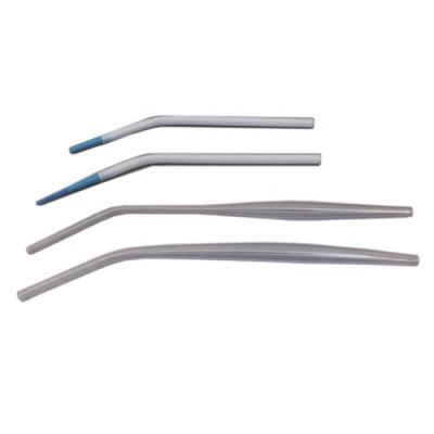China Plastic French style Dental saliva ejector dental cannula (with adaptor) for sale
