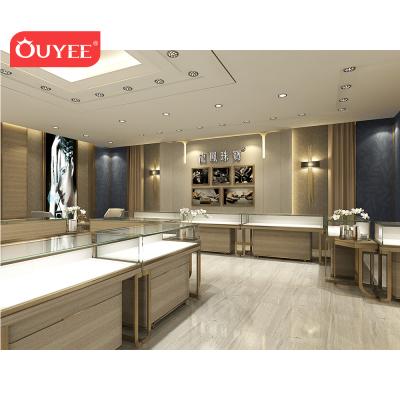 China Interior Design Showroom Furniture Jewelery Showcase Jewelery Shop Counter Counter Jewelery Shop Display for sale