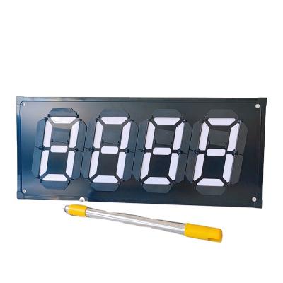China Magnetic Flip Price Payer Tower Type Brand Digital Gas Station With Customizable Digital Scoreboard Price Brand Fuel Price Signs for sale