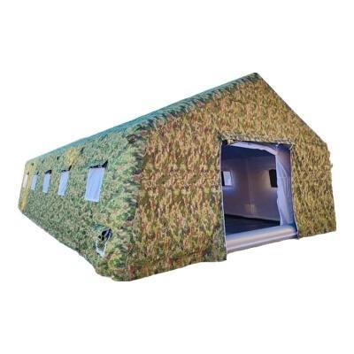 Cina Inflatabile Comando di salvataggio antincendio esterno impermeabile Tenda in PVC spessita Custom Militare Verde 4 * 5 * 3.2m in vendita