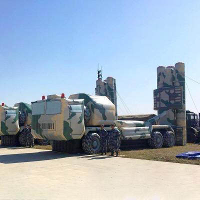 Cina Meta falsa gonfiabile simulazione personalizzata lancio missile radar veicolo militare bersaglio esercitazione esercitazione esercitazione gas modello in vendita