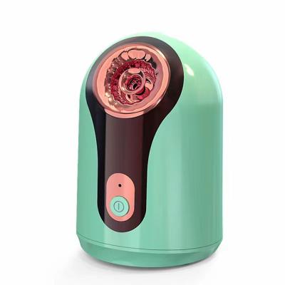 China Nano Facial Steamer DEEP CLEANSING Ionic Facial Skin Moisturizing Hot Mist Moisturizing Face Steamer Power Pink Sales ROHS Plastic ABS for sale