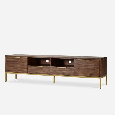 China Modern Designs Foldable Tv Console With Wooden Tv Stands Cabinet for sale