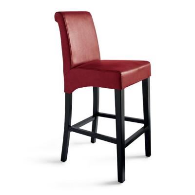 China 16 Years Manufacturer Leather Stool Modern Custom Made Wood Counter Stool for sale