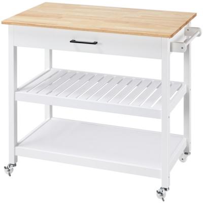 China PANEL Kitchen Storage Island Cart Top Rated Kitchen Serving Cart Cart for sale