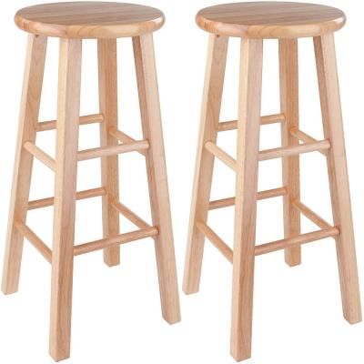 China Modern Casual Top Solid Wood Bar Stools High Rated Chair for sale