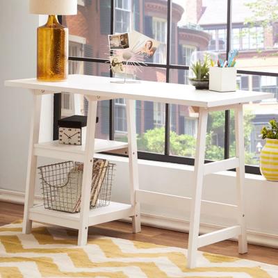 China Home Office Adjustable Modern Office Desk Computer White Wood (Height) Desk for sale