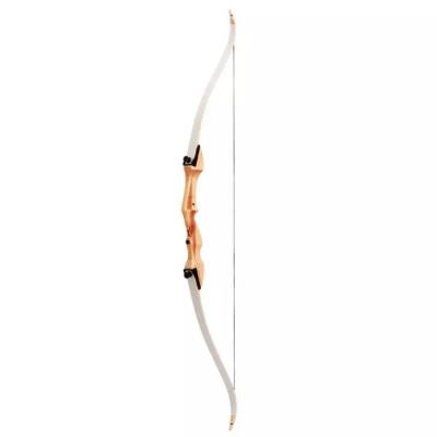 China Wooden Riser Shooting Manipulations Recurve Bow For Shooting Training for sale