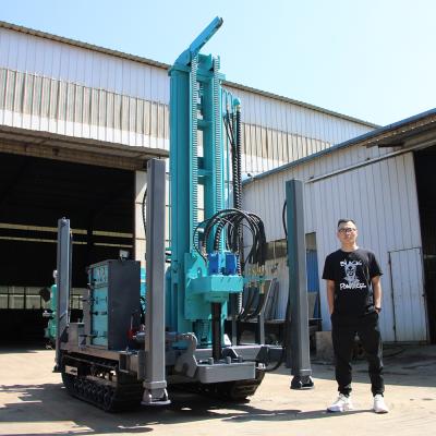China Construction works HY-230L diesel engine rock drilling rig water well drilling rig for well for sale