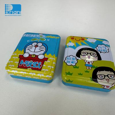中国 CMYK プリント ギフト 缶詰 缶詰 金属 クッキー 缶詰 蓋を開ける 簡単 販売のため